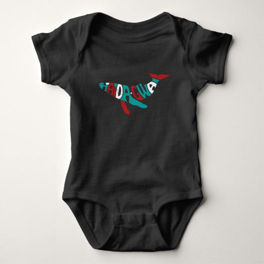 Haida Whale Native Pride Haida mannen Gift Ideeën Romper (Voorkant)