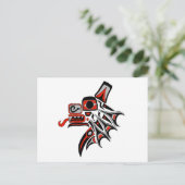 Haida Wolf 2012 Briefkaart (Staand voorkant)