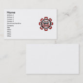 Haida-zonnebrandkaart Visitekaartje (Voorkant / Achterkant)