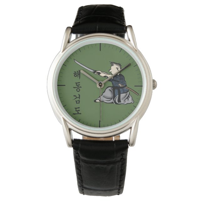 Haidong Gumdo Uhr Horloge (Voorkant)