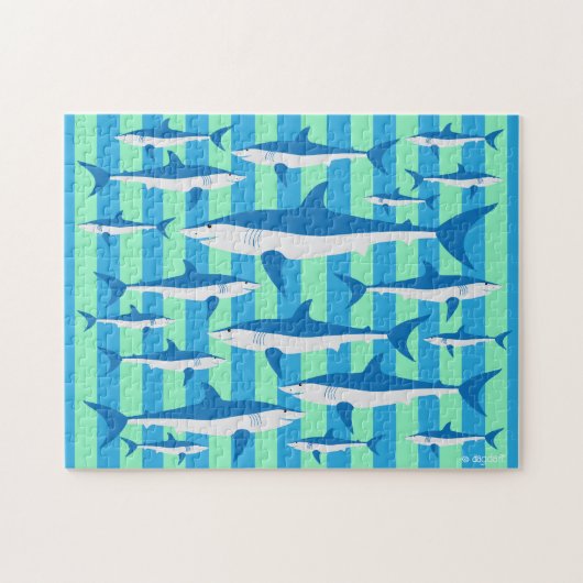 HAIENAARDAPPEN! 11x14 Legpuzzel (Horizontaal)