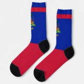 Haifa mode sokken, Haïtiaanse vlag, patriottisch Sokken (Links)