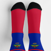 Haifa mode sokken, Haïtiaanse vlag, patriottisch Sokken (Top)