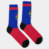 Haifa mode sokken, Haïtiaanse vlag, patriottisch Sokken (Rechts)