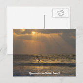 Haifa Sunset Briefkaart (Voorkant / Achterkant)