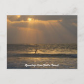 Haifa Sunset Briefkaart (Voorkant)