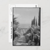 Haifa - van Mt. Carmel, jaren 20 Briefkaart (Voorkant / Achterkant)