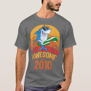 Haifijs verjaardag AA jaar oud surfen geweldig sin T-shirt