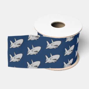 Haifijs verjaardagsfeestje Blauwe Grosgrain lint