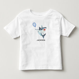 Haifish T-shirt - Bewerkbaar nummer - Verjaardags