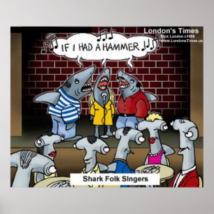 Haifolk Zangers Grappige Posters