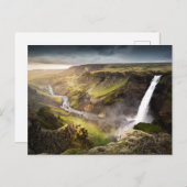 Haifoss Waterfall | Summer in Iceland Briefkaart (Voorkant / Achterkant)