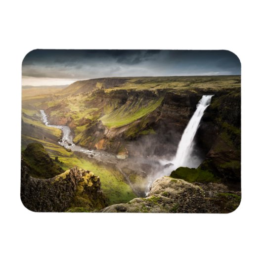 Haifoss Waterfall | Summer in Iceland Magneet (Horizontaal)