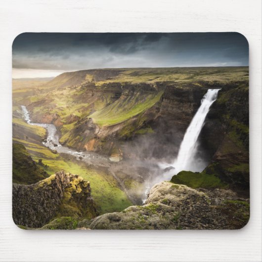 Haifoss Waterfall | Summer in Iceland Muismat (Voorkant)