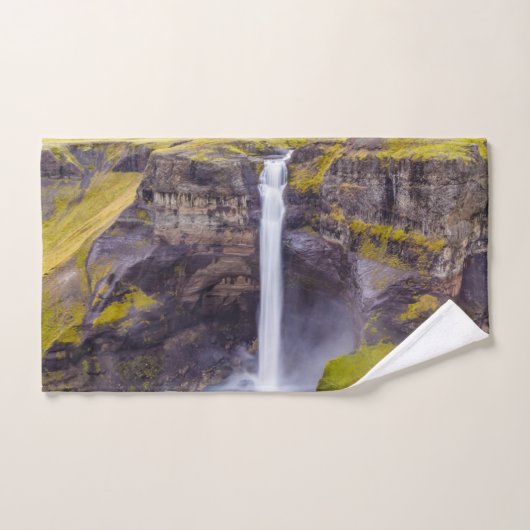 Haifoss waterval, IJsland Bad Handdoek (Handdoek)