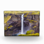 Haifoss waterval, IJsland Fotoblokken (Voorkant)