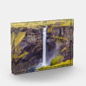 Haifoss waterval, IJsland Fotoblokken (Links)