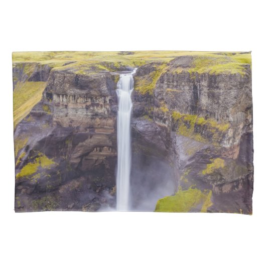 Haifoss waterval, IJsland Kussensloop (Voorkant)