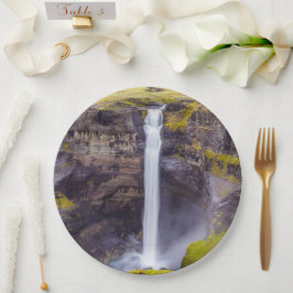 Haifoss waterval, IJsland Papieren Bordje