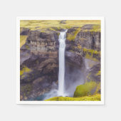 Haifoss waterval, IJsland Servet (Voorkant)