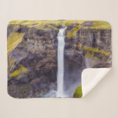 Haifoss waterval, IJsland Sherpa Deken (Voorkant (horizontaal))