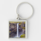 Haifoss waterval, IJsland Sleutelhanger (Voorkant)