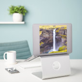 Haifoss waterval, IJsland Sticker (Laptop op bureau)