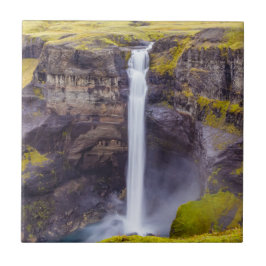 Haifoss waterval, IJsland Tegeltje