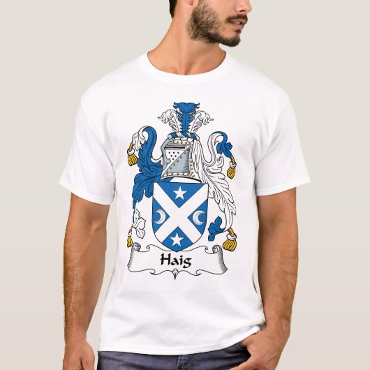 Haig Family Crest T-shirt (Voorkant)