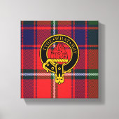 Haig Scottish Crest en Tartan Canvas print (Voorkant)