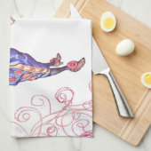 Haigha en de Unicorn Theedoek (Quarter Fold)