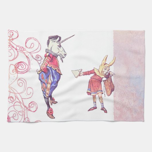 Haigha en de Unicorn Theedoek (Horizontaal)