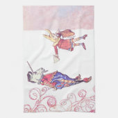 Haigha en de Unicorn Theedoek (Verticaal)