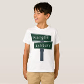 Haight Ashbury Classic Street Sign T-shirt (Voorkant volledig)