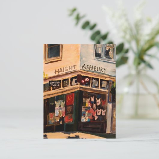 Haight Ashbury in San Francisco Briefkaart (Staand voorkant)