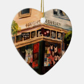 Haight Ashbury in San Francisco Keramisch Ornament (Rechts)