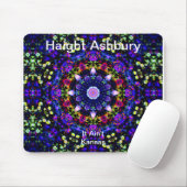 Haight Ashbury Psychedelic Hippie Mode Art Muismat (Met muis)