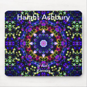 Haight Ashbury Psychedelic Hippie Mode Art Muismat