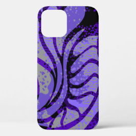 Haight Ashbury Psychedelic Paisley Paars iPhone 16 Pro Hoesje