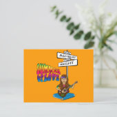 Haight Ashbury Summer of Love Briefkaart (Staand voorkant)