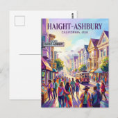 Haight-Ashbury VS Briefkaart (Voorkant / Achterkant)