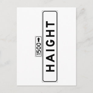 Haight St., San Francisco Street Sign Briefkaart