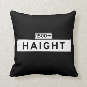 Haight St., San Francisco Street Sign Kussen