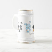 Haikoo Zoo Beer Stein Bierpul (Voorkant links)