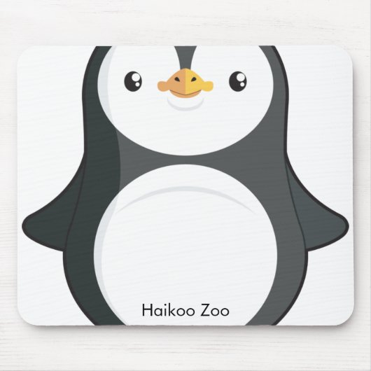 Haikoo Zoo Penguin Mousepad Muismat (Voorkant)