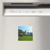 Haikou, China cityscape Magneet (Insitu (Vaatwasser))
