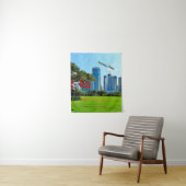 Haikou, China schilderachtig foto Wandkleed (In situ)