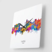 Haikou China Skyline Vierkante Klok (Hoek)