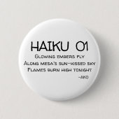 HAIKU 01 RONDE BUTTON 5,7 CM (Voorkant)