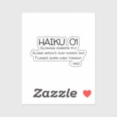 HAIKU 01 STICKER (Vel)
